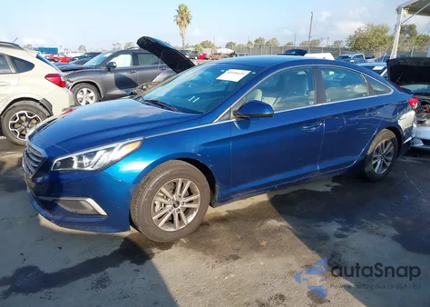 2017 Hyundai Sonata Se z USA, uszkodzony, nr VIN 5NPE24AF7HH554726